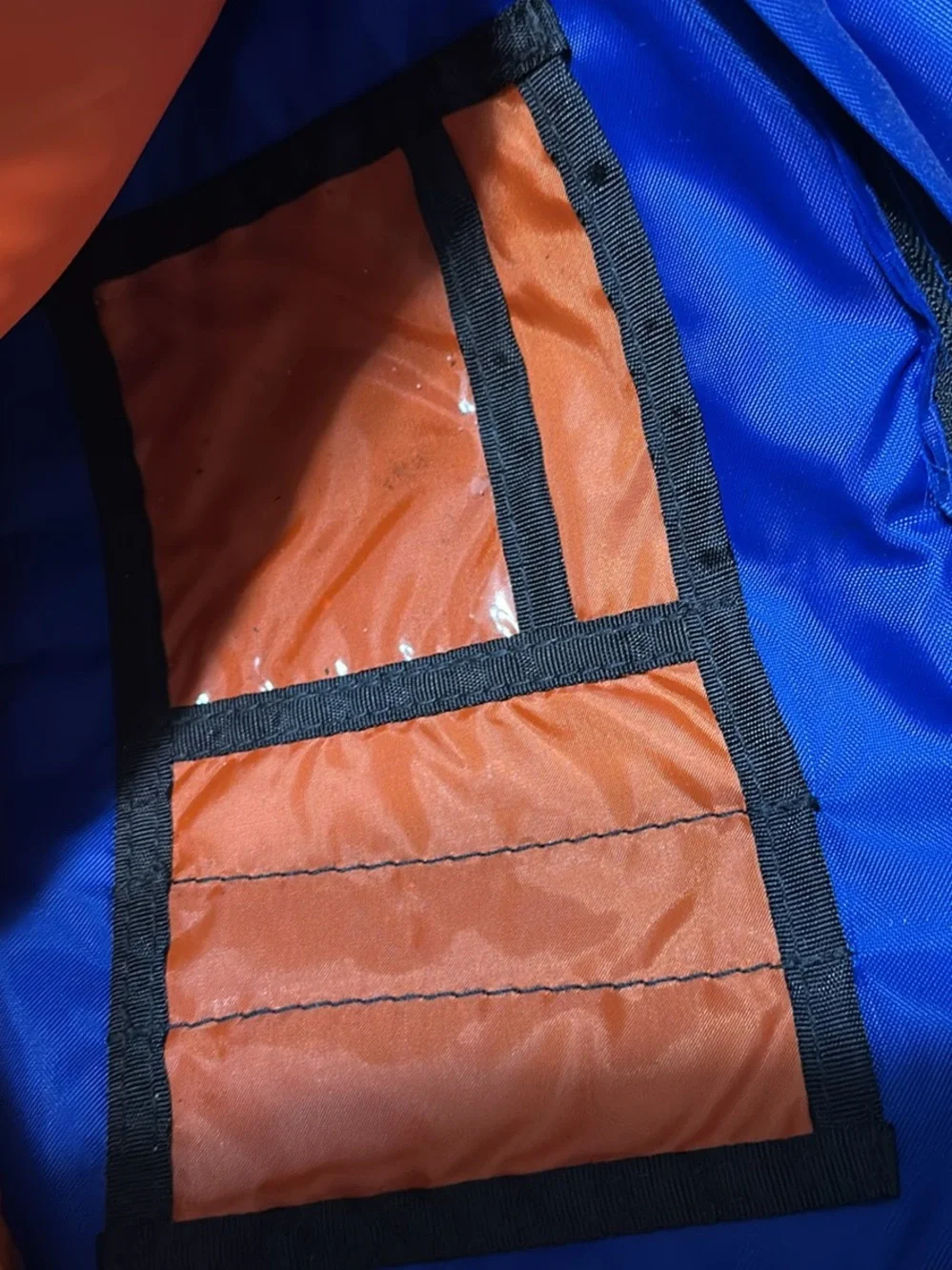 No Boundaries Royal Blue Men's Backpack with Black Trim 19” x 15”